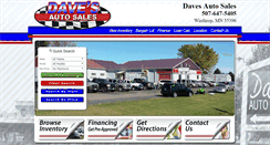 Desktop Screenshot of davesautosalesonline.com